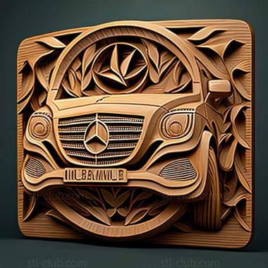 3D модель Mercedes Benz CLC (STL)